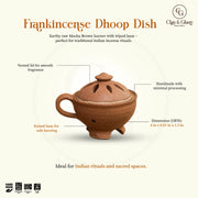 Frankincense Dhoop Dish - Mocha